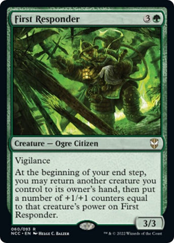 Image for First Responder (60) [Commander: Streets of New Capenna]