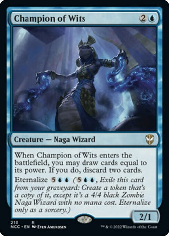 Image for Champion of Wits (213) [Commander: Streets of New Capenna]