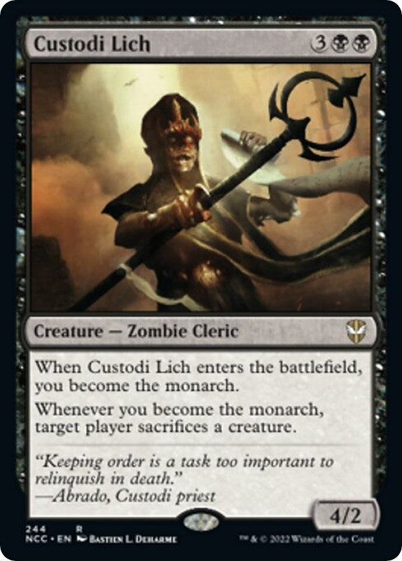 Image for Custodi Lich (244) [Commander: Streets of New Capenna]