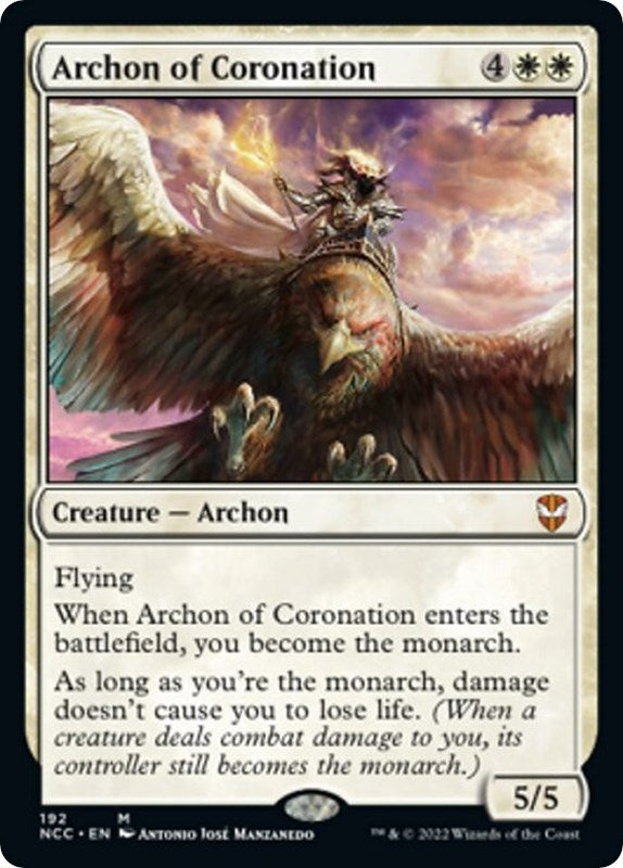 Image for Archon of Coronation (192) [Commander: Streets of New Capenna]