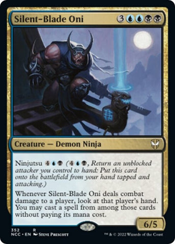 Image for Silent-Blade Oni (352) [Commander: Streets of New Capenna]
