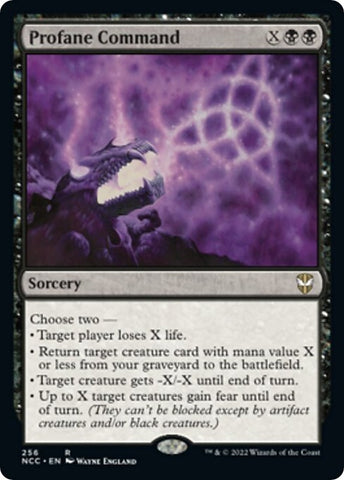 Image for Profane Command (256) [Commander: Streets of New Capenna]