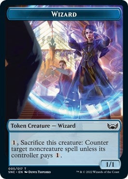 Image for Wizard Token (5) [Streets of New Capenna]