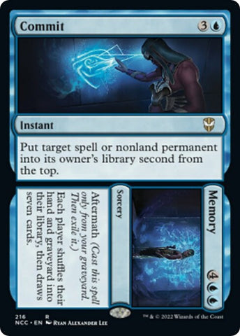 Image for Commit // Memory (216) [Commander: Streets of New Capenna]