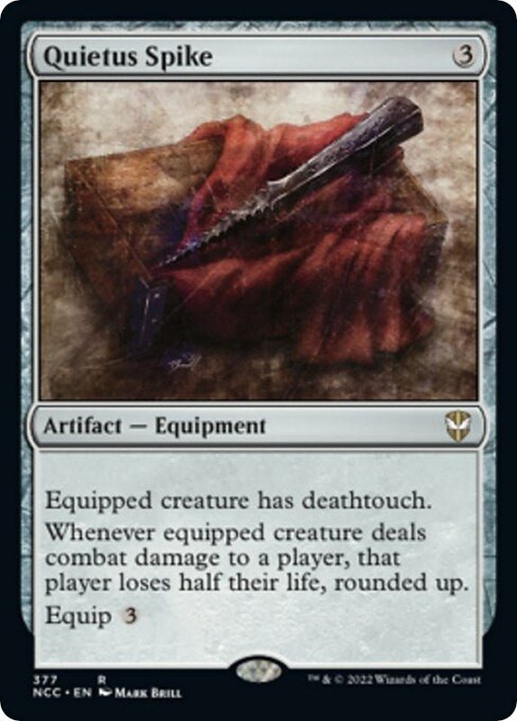 Image for Quietus Spike (377) [Commander: Streets of New Capenna]