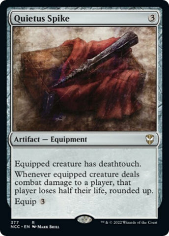 Image for Quietus Spike (377) [Commander: Streets of New Capenna]