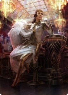 Image for Elspeth Resplendent Art Card (3/81) (3) [Art Series: Streets of New Capenna]
