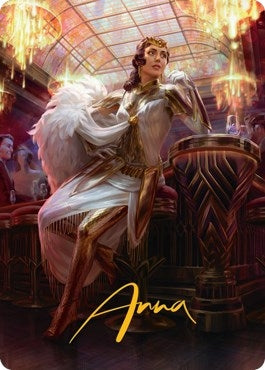 Image for Elspeth Resplendent Art Card (3/81) (Gold-Stamped Signature) (3) [Art Series: Streets of New Capenna]