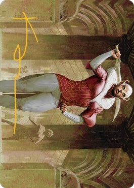 Image for Mage's Attendant Art Card (Gold-Stamped Signature) (5) [Art Series: Streets of New Capenna]