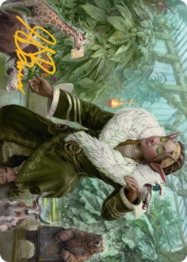Image for Rumor Gatherer Art Card (Gold-Stamped Signature) (7) [Art Series: Streets of New Capenna]