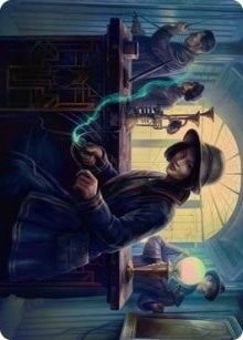 Image for Wiretapping Art Card (15) [Art Series: Streets of New Capenna]