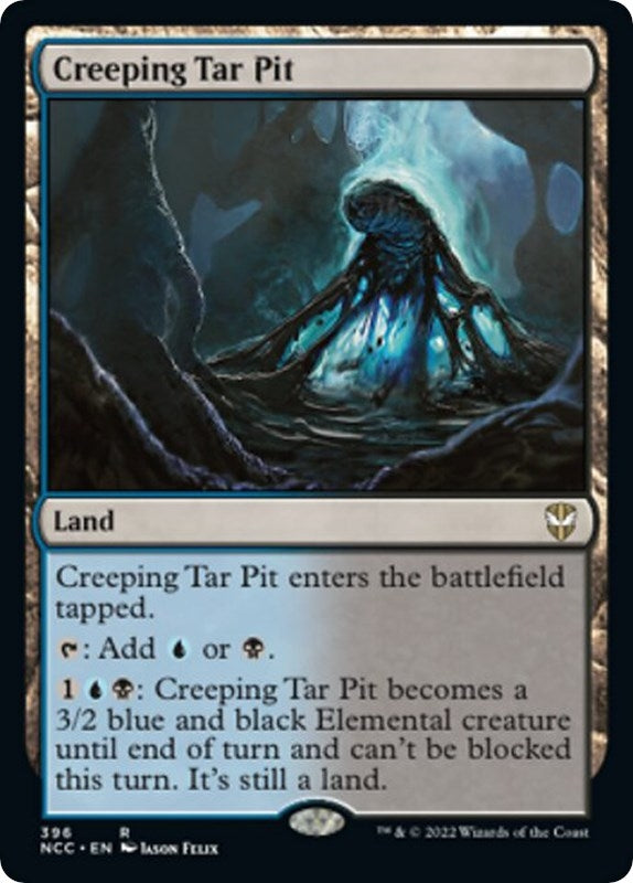 Image for Creeping Tar Pit (396) [Commander: Streets of New Capenna]