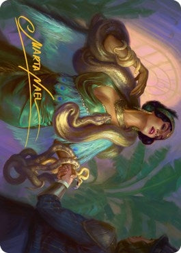 Image for Venom Connoisseur Art Card (Gold-Stamped Signature) (21) [Art Series: Streets of New Capenna]