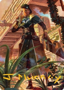 Image for Vivien on the Hunt Art Card (Gold-Stamped Signature) (22) [Art Series: Streets of New Capenna]