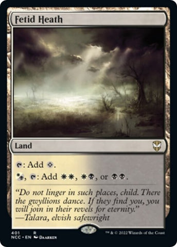 Image for Fetid Heath (401) [Commander: Streets of New Capenna]