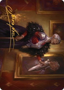 Image for Evelyn, the Covetous Art Card (Gold-Stamped Signature) (24) [Art Series: Streets of New Capenna]