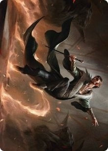 Image for Fleetfoot Dancer Art Card (26) [Art Series: Streets of New Capenna]