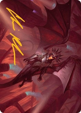 Image for Ziatora, the Incinerator Art Card (Gold-Stamped Signature) (33) [Art Series: Streets of New Capenna]