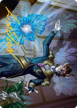 Image for Kros, Defense Contractor Art Card (Gold-Stamped Signature) (44) [Art Series: Streets of New Capenna]