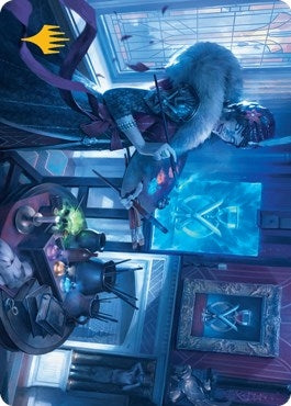Image for Flawless Forgery Art Card (Gold-Stamped) (54) [Art Series: Streets of New Capenna]