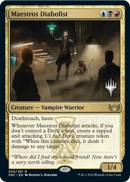 Image for Maestros Diabolist (200) [Promo Pack: Streets of New Capenna]