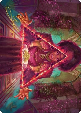 Image for Seize the Spotlight Art Card (Gold-Stamped Signature) (60) [Art Series: Streets of New Capenna]