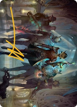 Image for Family's Favor Art Card (Gold-Stamped Signature) (61) [Art Series: Streets of New Capenna]