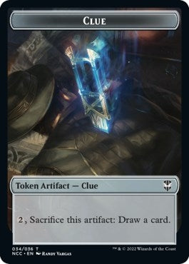 Image for Clue // Copy Double-Sided Token (34 // 1) [Commander: Streets of New Capenna]