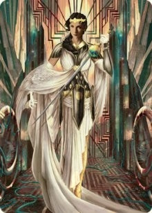 Image for Elspeth Resplendent Art Card (64/81) (64) [Art Series: Streets of New Capenna]