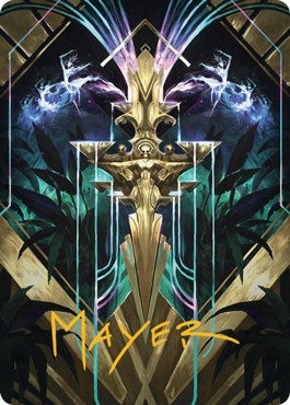 Image for Halo Fountain Art Card (Gold-Stamped Signature) (66) [Art Series: Streets of New Capenna]
