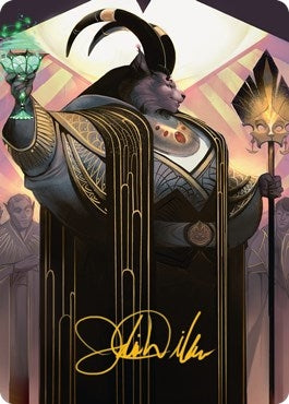 Image for Jetmir, Nexus of Revels Art Card (68/81) (Gold-Stamped Signature) (68) [Art Series: Streets of New Capenna]