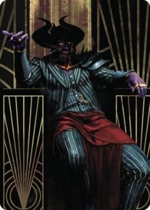 Image for Ob Nixilis, the Adversary Art Card (71/81) (71) [Art Series: Streets of New Capenna]