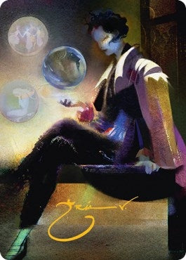 Image for Obscura Interceptor Art Card (Gold-Stamped Signature) (74) [Art Series: Streets of New Capenna]