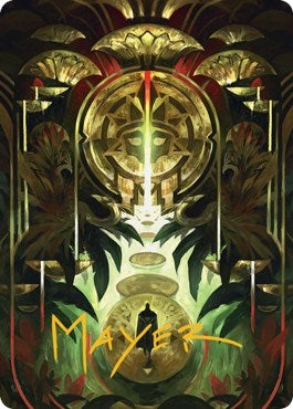 Image for Jetmir's Garden Art Card (76/81) (Gold-Stamped Signature) (76) [Art Series: Streets of New Capenna]