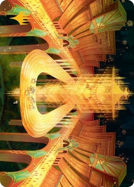 Image for Racers' Ring Art Card (Gold-Stamped) (80) [Art Series: Streets of New Capenna]