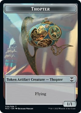 Image for Thopter // Treasure (013) Double-Sided Token (36 // 13) [Commander: Streets of New Capenna]