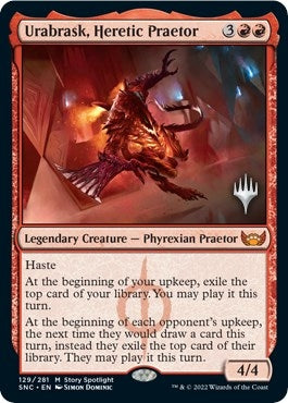 Image for Urabrask, Heretic Praetor (129) [Promo Pack: Streets of New Capenna]