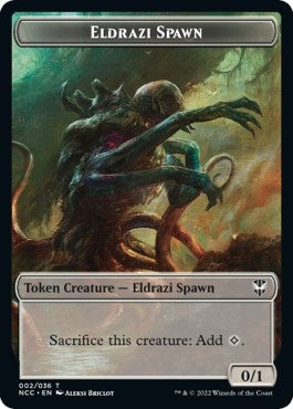 Image for Eldrazi Spawn // Human Double-Sided Token (2 // 7) [Commander: Streets of New Capenna]
