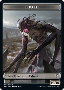 Image for Eldrazi // Human Soldier Double-Sided Token (1 // 8) [Commander: Streets of New Capenna]