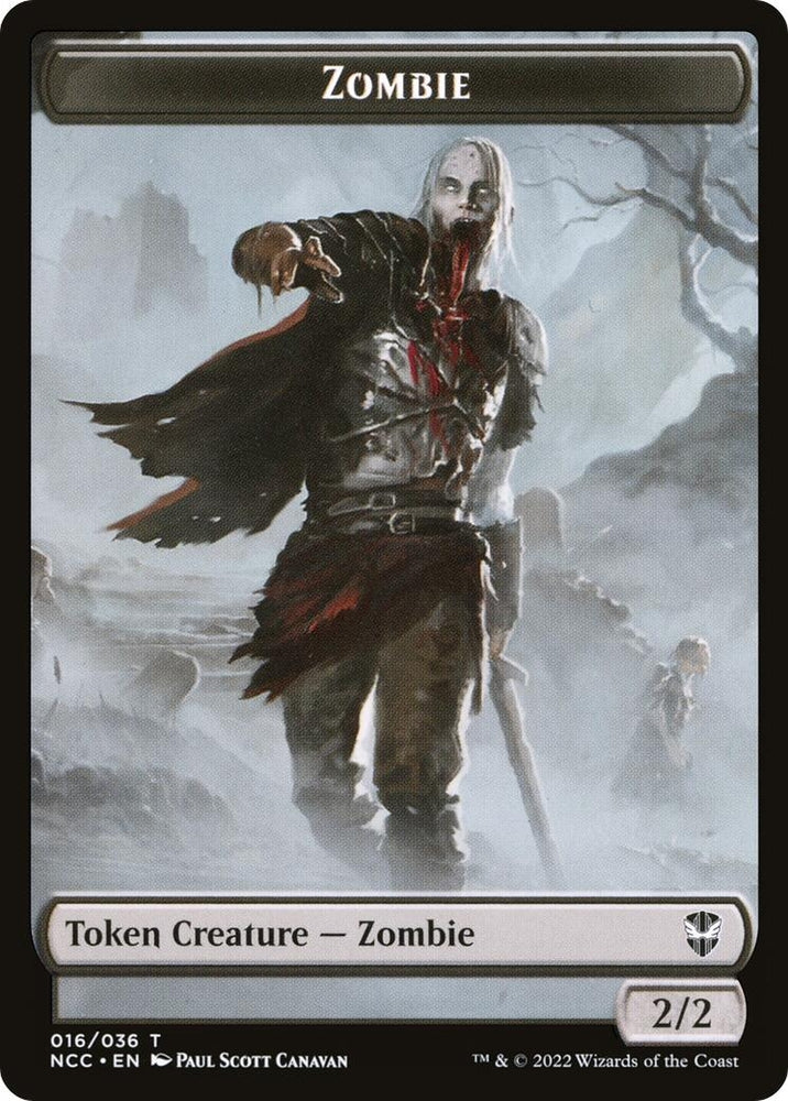 Image for Zombie // Drake Double-Sided Token (16 // 10) [Commander: Streets of New Capenna]