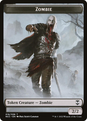 Image for Zombie // Drake Double-Sided Token (16 // 10) [Commander: Streets of New Capenna]