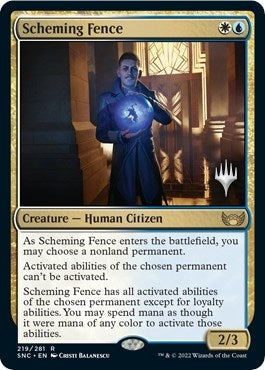 Image for Scheming Fence (219) [Promo Pack: Streets of New Capenna]