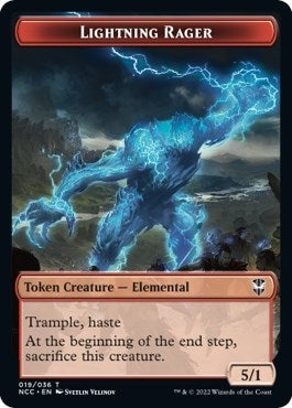 Image for Lightning Rager // Rogue Double-Sided Token (19 // 7) [Commander: Streets of New Capenna]