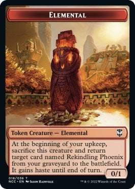 Image for Elemental (018) // Copy Double-Sided Token (18 // 1) [Commander: Streets of New Capenna]