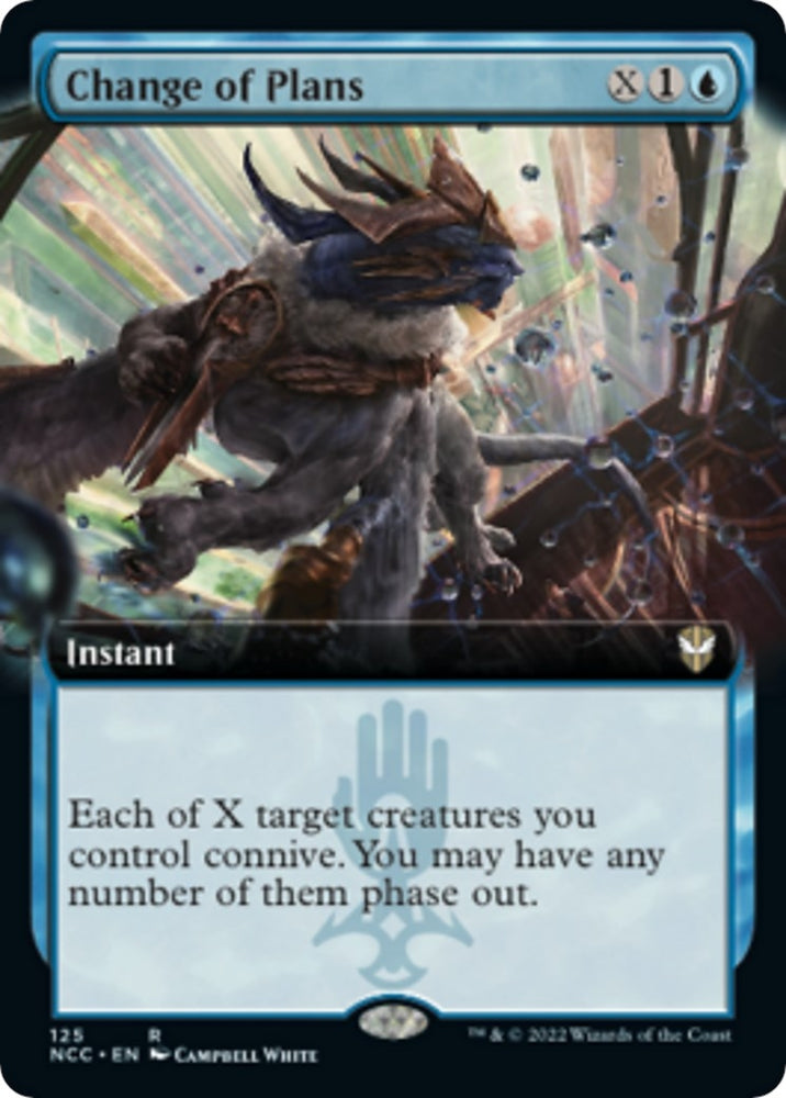 Image for Change of Plans (Extended Art) (125) [Commander: Streets of New Capenna]