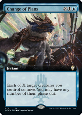 Image for Change of Plans (Extended Art) (125) [Commander: Streets of New Capenna]