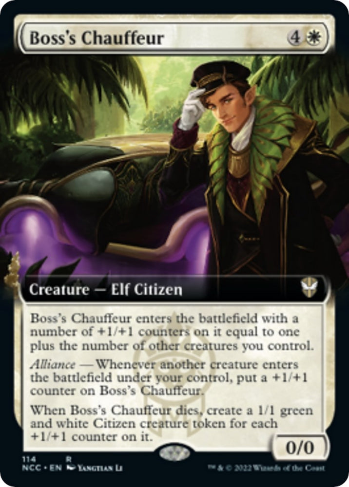 Image for Boss's Chauffeur (Extended Art) (114) [Commander: Streets of New Capenna]