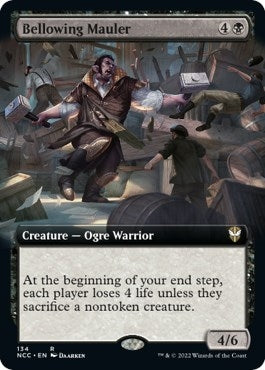Image for Bellowing Mauler (Extended Art) (134) [Commander: Streets of New Capenna]