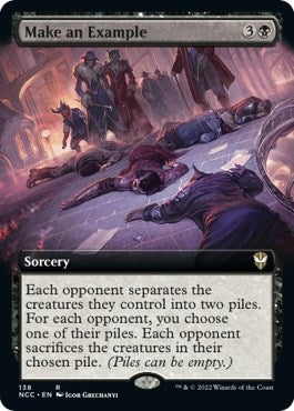 Image for Make an Example (Extended Art) (138) [Commander: Streets of New Capenna]