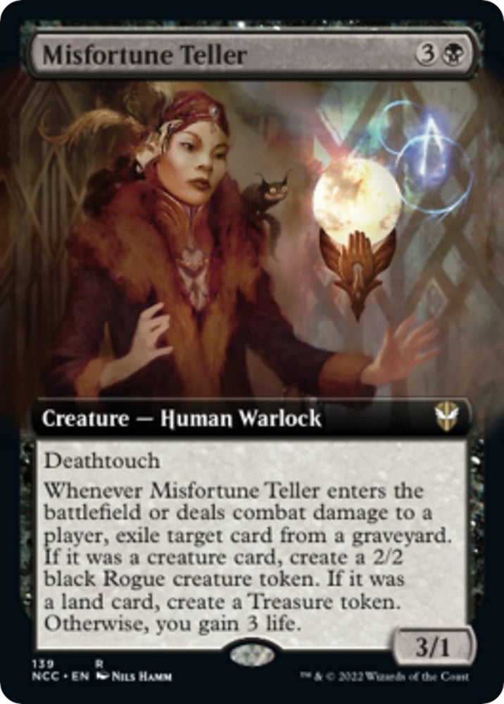 Image for Misfortune Teller (Extended Art) (139) [Commander: Streets of New Capenna]